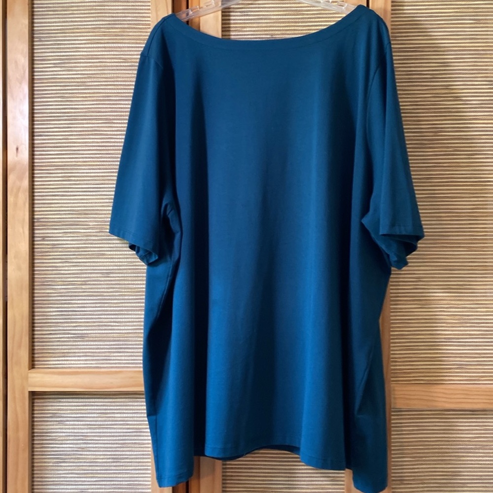 Plus Size - Universal Standard Deep Teal Shirt - 2XL